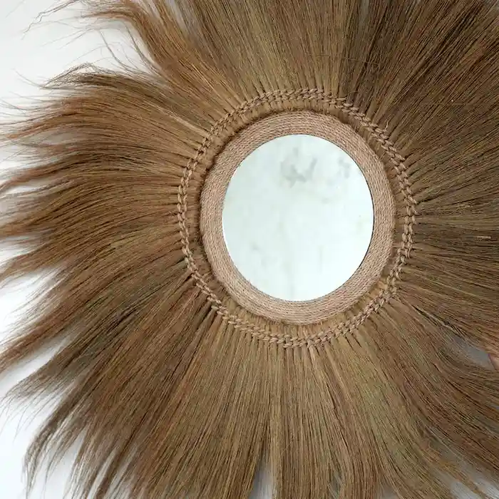 آینه دکوراتیو جذاب مناسب سبک های بوهو و معاصر